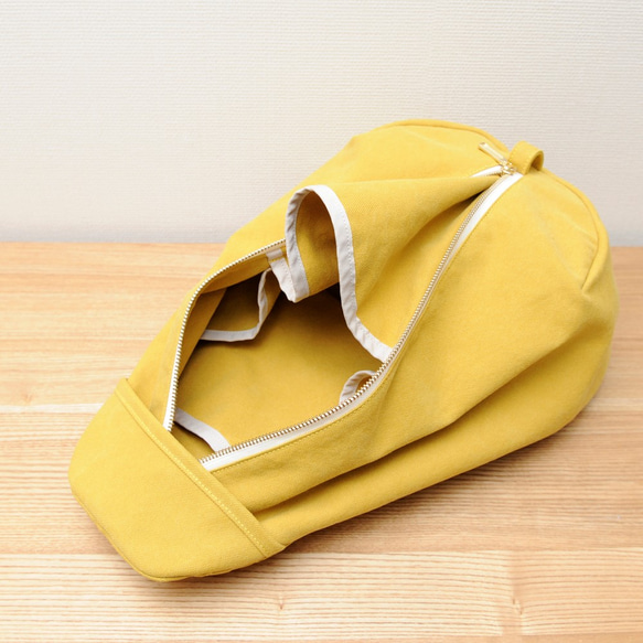 Berry / 芥末黃色 [接單製作] Trocco帆布包 第8張的照片