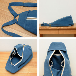 Berry / 藍色 [接單製作] Trocco帆布包 第5張的照片