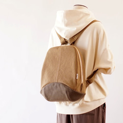 Mousse / Brown Beige x Khaki [Made to order] Trocco 帆布包 第1張的照片