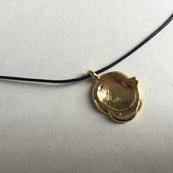 é-uzu necklace 革紐 silver 4枚目の画像