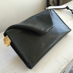 muji leather wallet 1枚目の画像