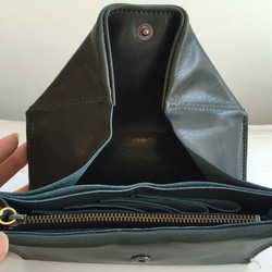 muji leather wallet 2枚目の画像