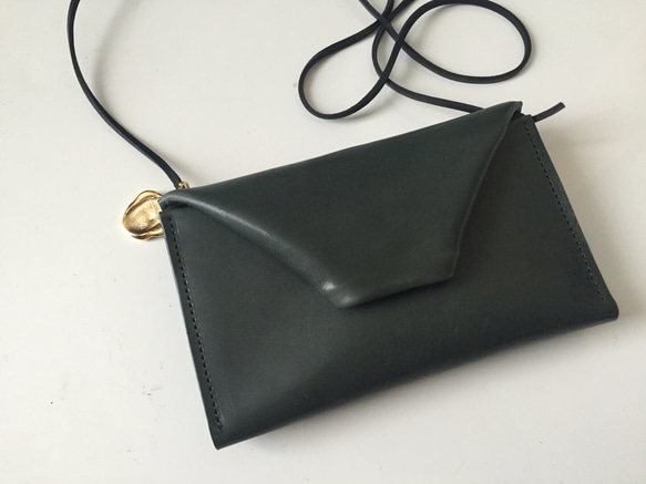 muji leather wallet & minipochette 第1張的照片