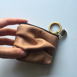 siwa leather keyholder. (beige) 2枚目の画像