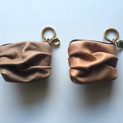 siwa leather keyholder. (beige) 3枚目の画像