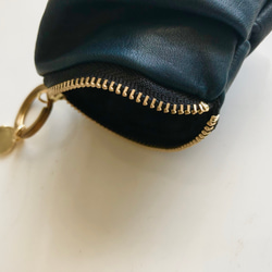 5月限定siwa leather keyholder. navy 4枚目の画像