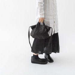 MUJI：shoulder bag-S.black 3枚目の画像