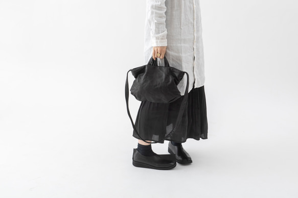 MUJI：shoulder bag-S.black 3枚目の画像