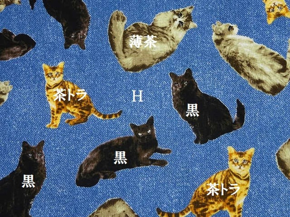 【受注販売】猫・丸ポーチ 4枚目の画像