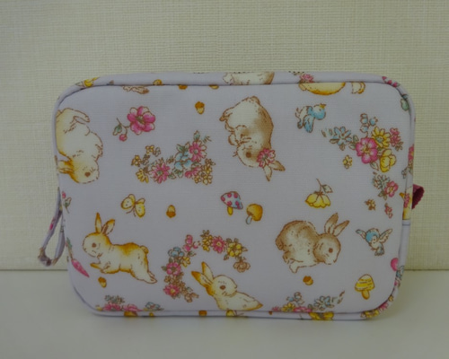 ♥うさこです✦フラットポーチ✦バネ口ポーチ✦ティッシュボックス