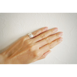 simple wide pinky ring（sv）★シンプル★幅広★ピンキー★シルバー 5枚目の画像