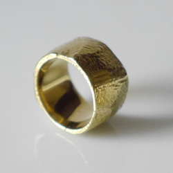simple wide pinky ring（brass）★シンプル★幅広★ピンキー★真鍮 1枚目の画像