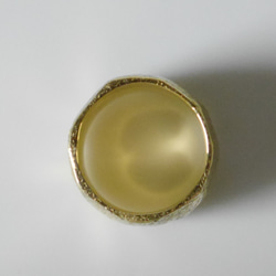 simple wide pinky ring（brass）★シンプル★幅広★ピンキー★真鍮 4枚目の画像