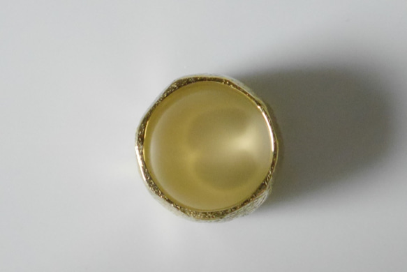 simple wide pinky ring（brass）★シンプル★幅広★ピンキー★真鍮 4枚目の画像