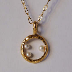 Bubble necklace(K18GP) 第2張的照片