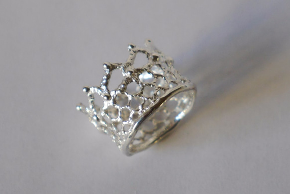 crown lace ring(sv) 第1張的照片