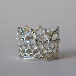 crown lace ring(sv) 第2張的照片