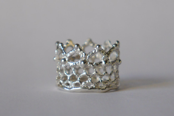 crown lace ring(sv) 第2張的照片