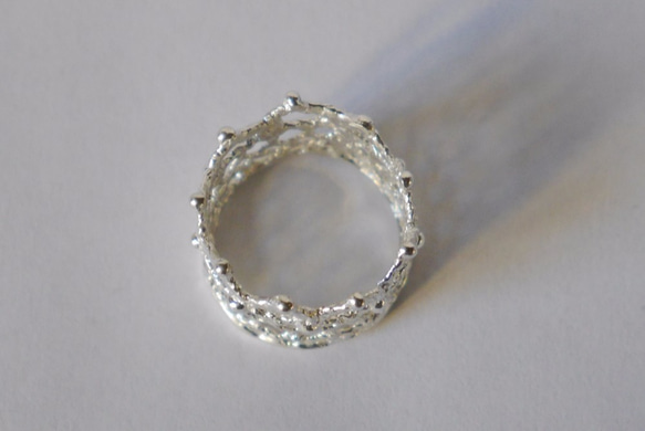 crown lace ring(sv) 第3張的照片