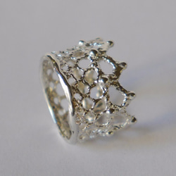 crown lace ring(sv) 第4張的照片