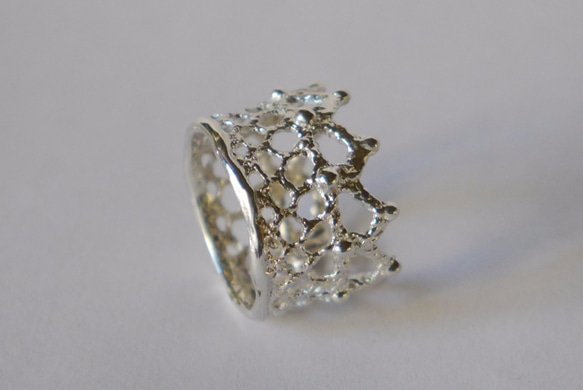 crown lace ring(sv) 第4張的照片