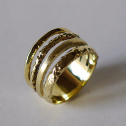 4連風 simple ring（brass) 第4張的照片