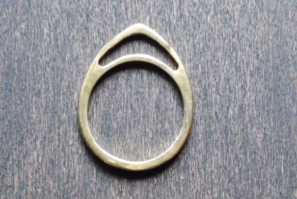 simple ring(brass) 第4張的照片