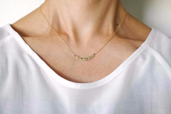 再販★Native necklace（K10YG) Ｓサイズ★ネイティブネックレス★ゴールド 6枚目の画像