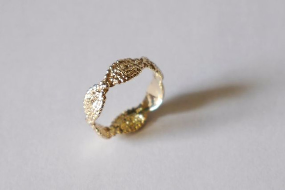 再販★lace ring(K10YG) 1枚目の画像