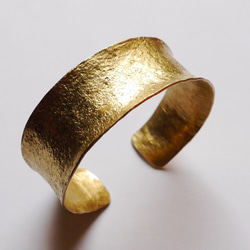 再販★Simple brass bangle（幅20ｍｍ*25ｍｍ）★シンプル★真鍮★バングル★ 1枚目の画像