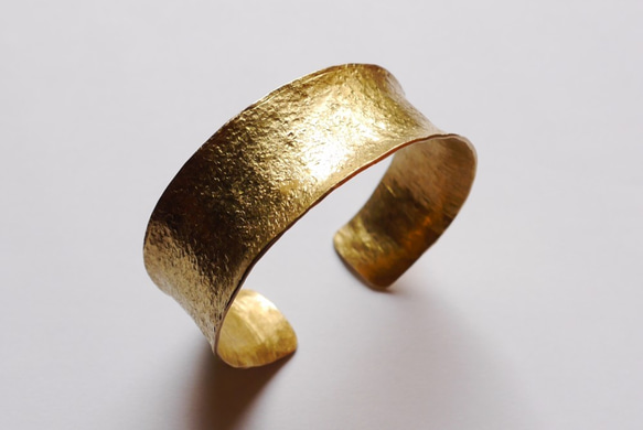 再販★Simple brass bangle（幅20ｍｍ*25ｍｍ）★シンプル★真鍮★バングル★ 1枚目の画像