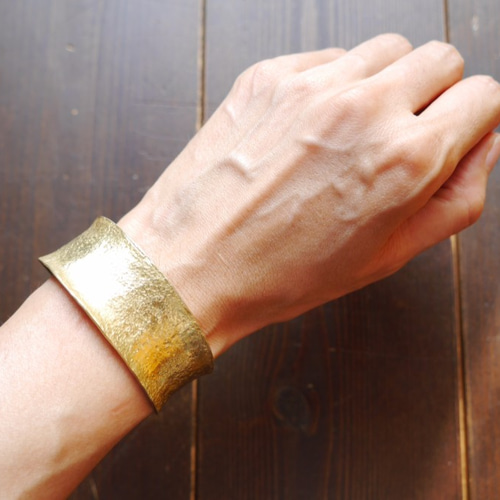 再販☆Simple brass bangle（幅20mm*25mm）☆シンプル☆真鍮