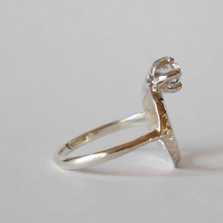 再次上架★Herkimer鑽石嬰兒戒指（sv）Herkimer鑽石★嬰兒戒指★ 第2張的照片