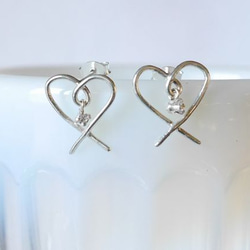 Heart Pierce(silver)★飾品★ 優雅★耳环 第1張的照片