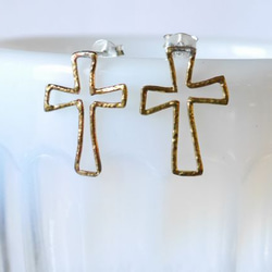 ★再販★Cross Pierce(brass) 1枚目の画像