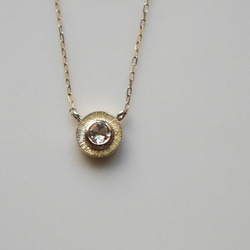 K10 Rosecut diamond necklace★ローズカット★ダイヤモンド★ネックレス★華奢★ 3枚目の画像