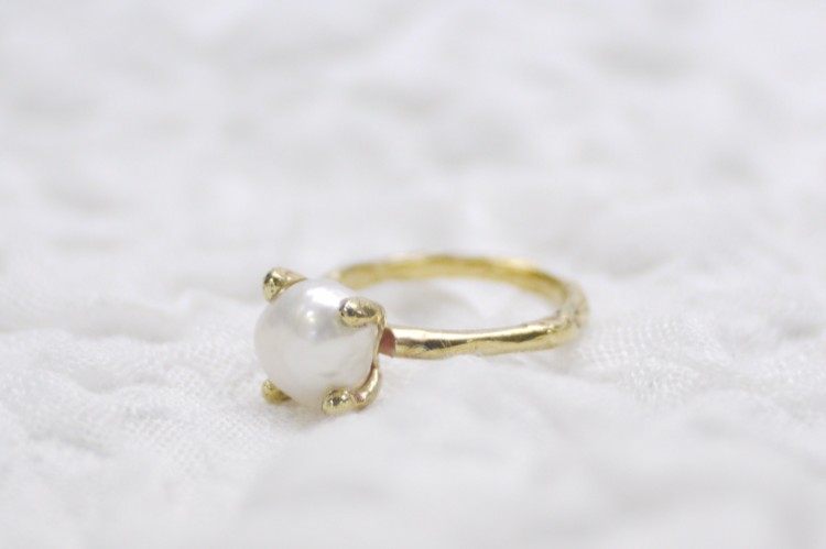 再販★一点物★pearl ring（barroco pearl )★パール★ 9,088円