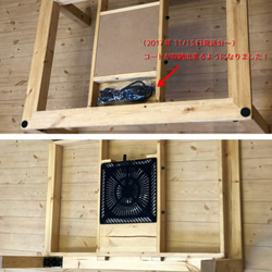 折りたたみこたつテーブルM 75cm×75cm コタツ 収納 シンプル 北欧 カントリー おしゃれ 炬燵 6枚目の画像