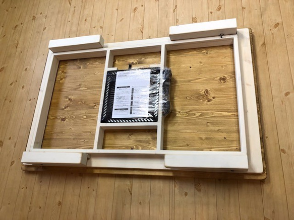 折りたたみ こたつテーブルLL 120cm×75cm シンプル 北欧 カントリー おしゃれ 炬燵 4枚目の画像