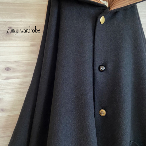 美品 ファリエロサルティ マルティニーク ポンチョ コート 日本製 イタリア製 RIOPELEトレンチコート｜martinique（マルティニーク）｜商品詳細