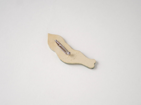 pottery brooch - ruru water 第3張的照片