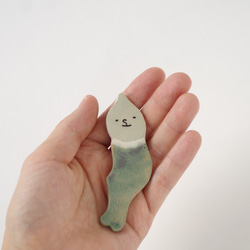 pottery brooch - ruru water 第4張的照片