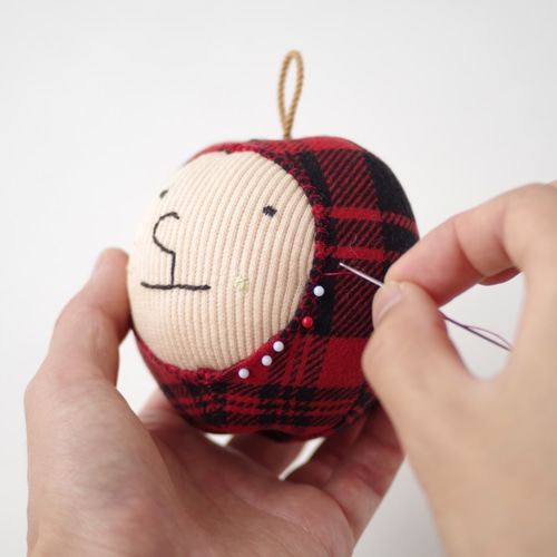 ルルさんのりんご 製作キット ぬいぐるみ naotooga 通販 8102776