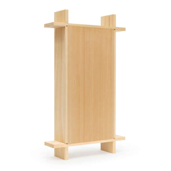 モダン 神棚 セット 「 ホワイト（小）」 また 水玉 お札立て