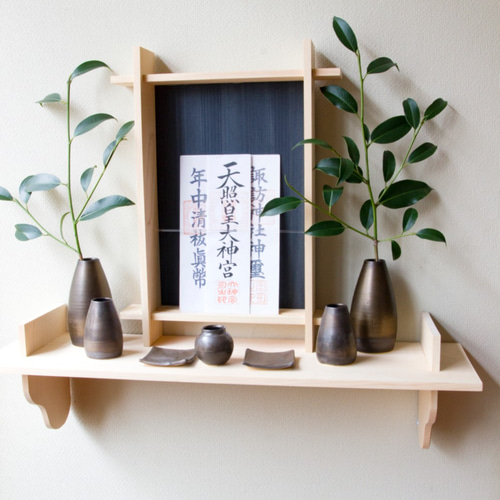【macharu2639】モダン神棚 神棚の里 モダン神棚 Kaede No.12セット 【神棚の里】 (2207000315