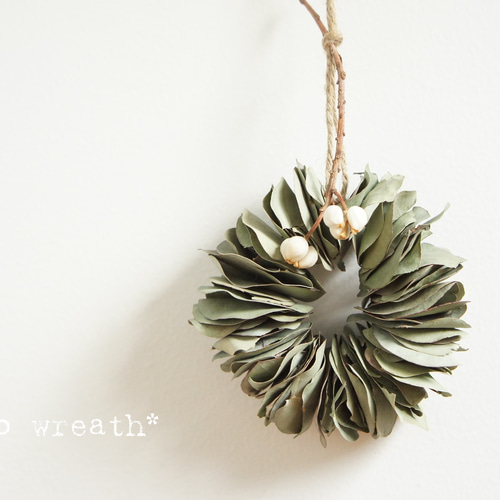 ユーカリ ミルフィーユ リース *coco wreath* 通販 548761｜Creema