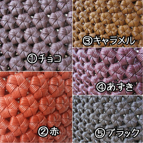 花結びのかごバッグLサイズ(セミオーダー） かごバッグ ake craft 通販