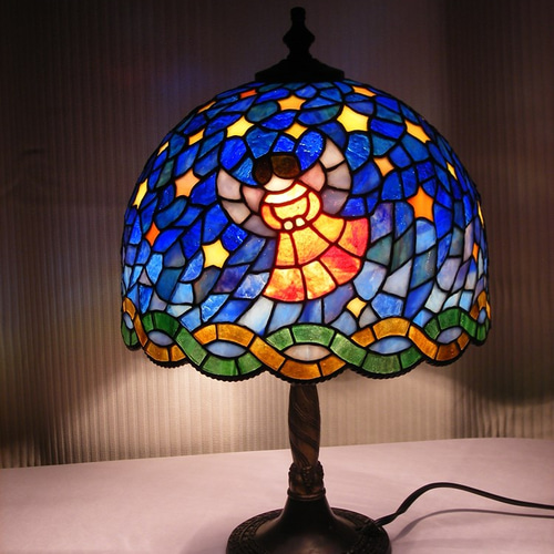 ステンドグラス・ランプ「天使が歌う夜」 スタンドライト・テーブル