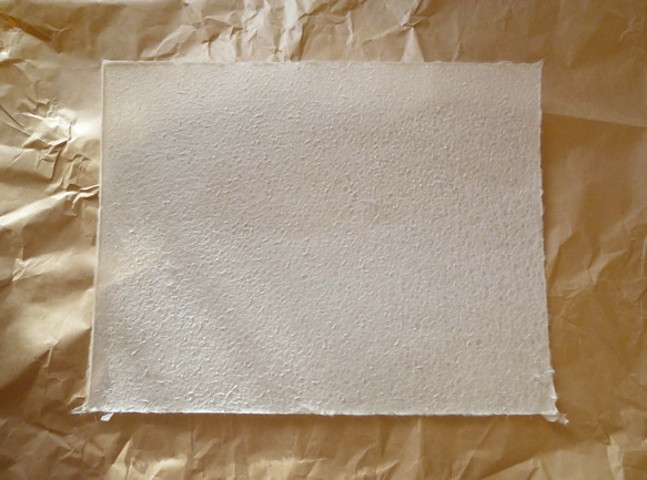 手漉き和紙　モコモコ 4枚目の画像