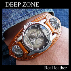 美品 DIESEL 腕時計 DZ4470 箱付き リストウォッチ 本革 レザー
